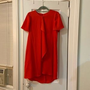 BGBCMaxAzria red dress with ruffle